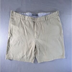 Peter Millar Shorts Mens 38 Soft Touch Twill‎ Khaki Pima Cotton Beige